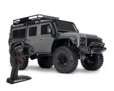 Preview: TRAXXAS TRX-4 LR DEFENDER SILBER 1/10 CRAWLER RTR BRUSHED, CLIPLESS, OHNE AKKU UND LADEGERÄT