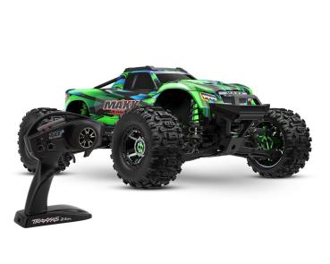 Preview: TRAXXAS MAXX ULTIMATE 4X4 GRÜN 1/10 MONSTER-TRUCK RTR BRUSHLESS, OHNE AKKU UND LADEGERÄT