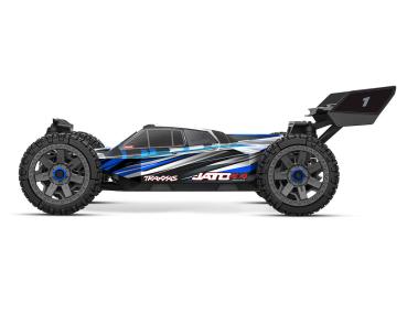 Preview: TRAXXAS JATO 4X4 BL-2S BRUSHLESS BLAU RTR NP825 HD-TEILE, OHNE AKKU/LADER