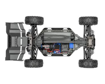 TRAXXAS JATO 4X4 BL-2S BRUSHLESS BLAU RTR NP825 HD-TEILE, OHNE AKKU/LADER