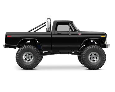 TRX TRX-4M FORD F150 4X4 LIFTED SCHWARZ 1/18 CRAWLERRTR BRUSHED, MIT AKKU UND USB LADEGERÄT