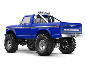 TRX TRX-4M FORD F150 4X4 LIFTED BLAU 1/18 CRAWLER RTR BRUSHED, MIT AKKU UND USB LADEGERÄT