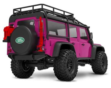 Preview: TRAXXAS TRX-4M LR DEFENDER 4X4 PINK 1/18 CRAWLER RTR BRUSHED, MIT AKKU UND USB LADEGERÄT