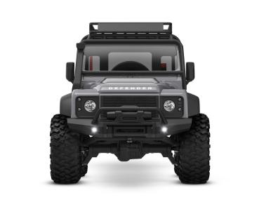 TRAXXAS TRX-4M LR DEFENDER 4X4 SILBER 1/18 CRAWLER RTR BRUSHED, MIT AKKU UND USB LADEGERÄT