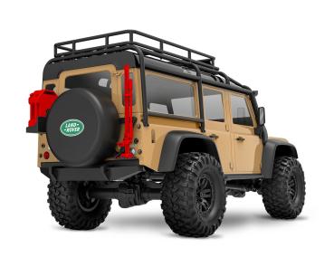 Preview: TRAXXAS TRX-4M LR DEFENDER 4X4 TAN 1/18 CRAWLER RTR BRUSHED, MIT AKKU UND USB LADEGERÄT