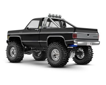 TRAXXAS TRX-4M CHEVY K10 4X4 LIFTED SCHWARZ 1/18 CRAWLER RTR BRUSHED, MIT AKKU UND USB LADEGERÄT