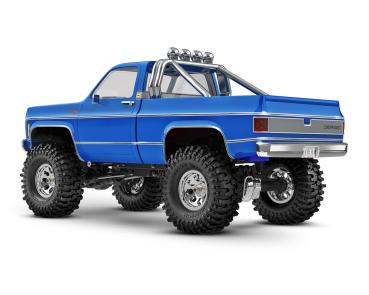 TRAXXAS TRX-4M CHEVY K10 4X4 LIFTED BLAU 1/18 CRAWLER RTR BRUSHED, MIT AKKU UND USB LADEGERÄT