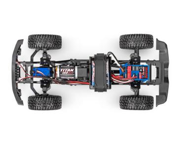 TRAXXAS TRX-4M FORD BRONCO 4X4 BLAU 1/18 CRAWLER RTR BRUSHED, MIT AKKU UND USB LADEGERÄT