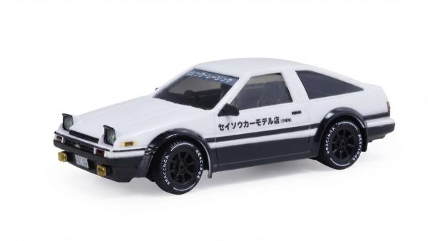 1:43 4WD Drift/Race Car TOYOTA AE86 TRUEND RTR - weiß