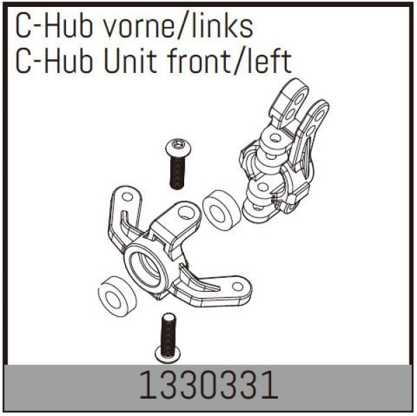 C-Hub vorne/links