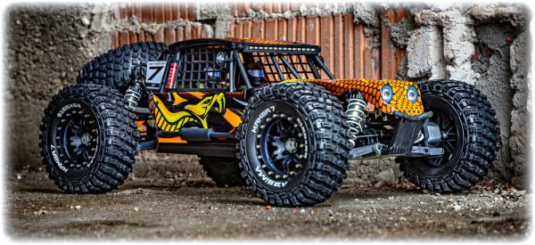 ABSIMA ROCK RACER "MAMBA 7" ORANGE 1/7 6S BL RTR