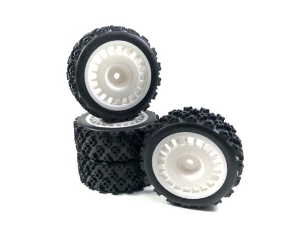1:10 Räderset "Rally Block Design" weiß (4)