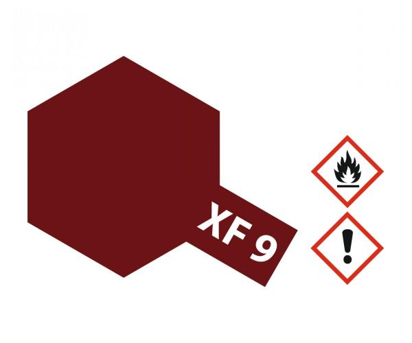 Tamiya XF-Acrylfarbe XF-9 Rumpf-Rot matt Inhalt: 23 ml