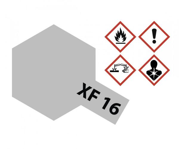 Tamiya XF-Acrylfarbe XF-16 Aluminium matt Inhalt: 23 ml