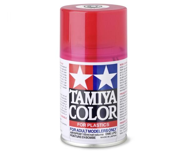 Tamiya TS-Farbspray TS-74 Rot Transparent/Klar glänz. Inhalt: 100 ml