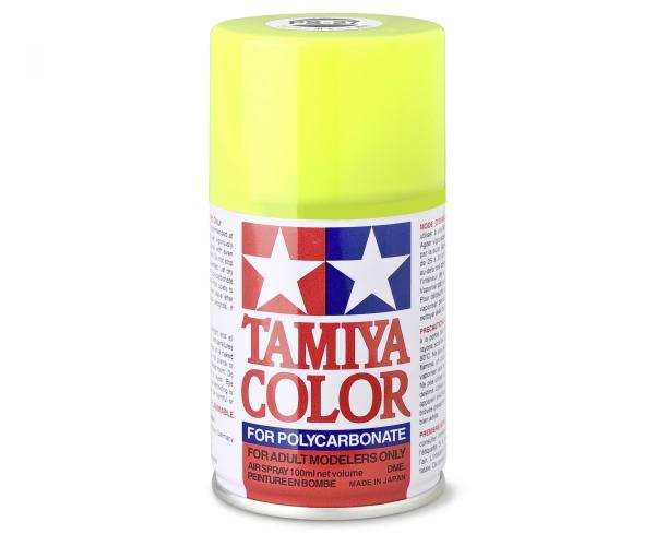 Tamiya PS-Farbspray PS-27 Neon Gelb Polycarbonat Inhalt: 100 ml