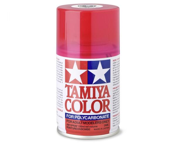 Tamiya PS-Farbspray PS-37 Translucent Rot Polyc. Inhalt: 100 ml