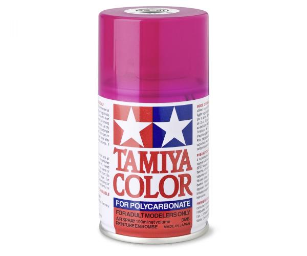Tamiya PS-Farbspray PS-40 Translucent Rosarot Polyc. Inhalt: 100 ml