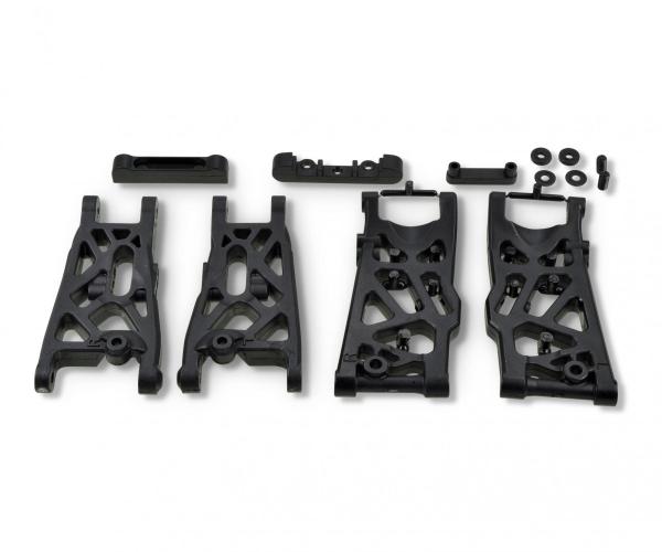 X10EB-2WD Querlenker + Halter-Set V/H