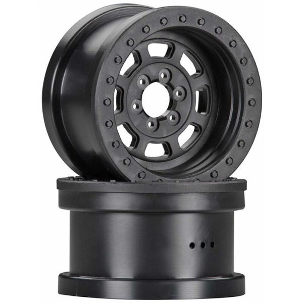 1/10 Trail Ready HD Series 2.2 Wheels, 12mm Hex, Black (2)