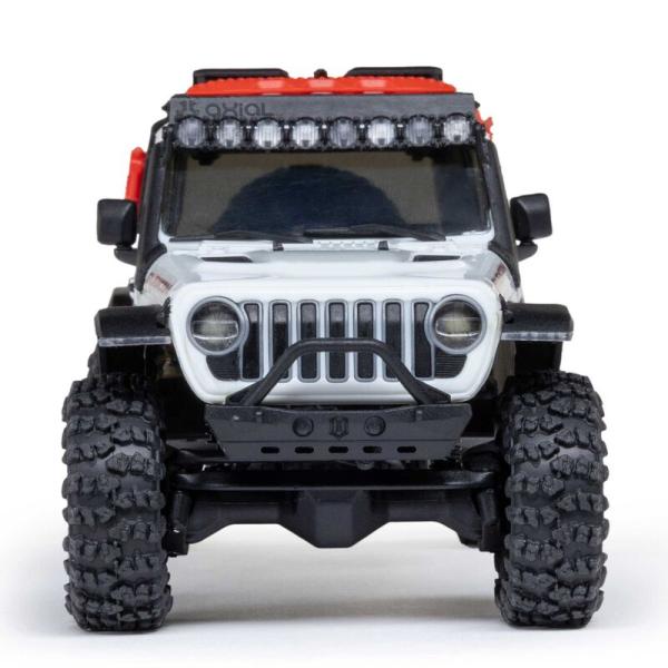 1/30 SCX30 Jeep Wrangler JLU 4X4 RTR Brushed Rock Crawler (Battery & Charger Included), White