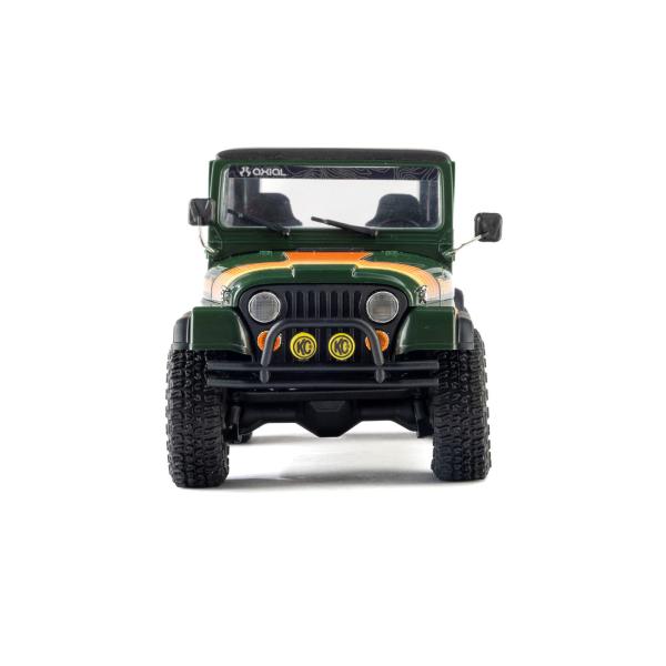 Axial 1/30 SCX30 Jeep CJ-7 Renegade 4X4 RTR Brushed Rock Crawler (Battery & Charger Included), Green