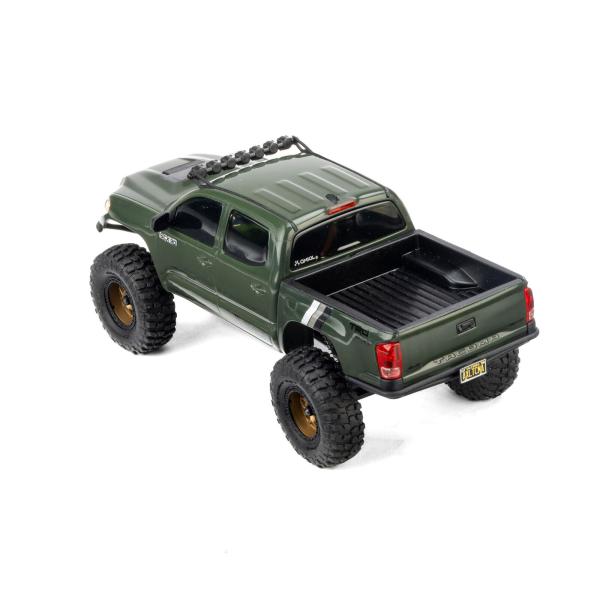 Axial 1/30 SCX30 Toyota Tacoma TRD Pro Extreme Off-Road 4X4 RTR Brushed Rock Crawler (Battery & Charger Included), Green