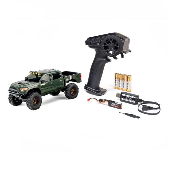 Axial 1/30 SCX30 Toyota Tacoma TRD Pro Extreme Off-Road 4X4 RTR Brushed Rock Crawler (Battery & Charger Included), Green