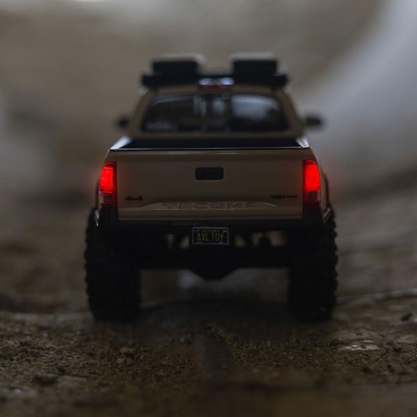 Axial 1/30 SCX30 Toyota Tacoma TRD Pro Overland Edition 4X4 RTR Brushed Rock Crawler (Battery & Charger Included), Tan