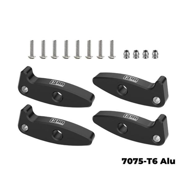 ALU-FLEX-BLADE-VERLÄNGERUNGEN (DROOP-FLEX-MOD) GPM FÜR AXIAL 1/30 SCX30 BRONCO, WRANGLER, K10