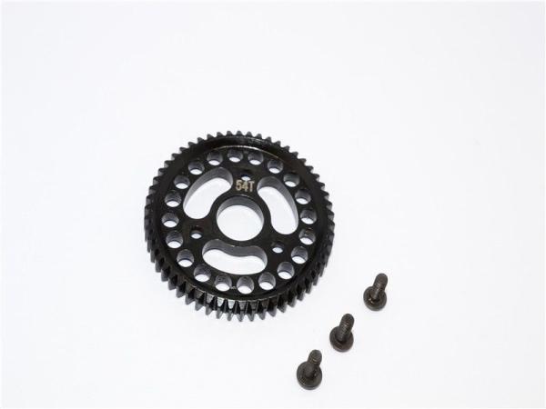 Stahl Hauptzahnrad 54T schwarz Modul 0,8 GPM TRX Slash/Stampede/Rustler/Hoss 4x4