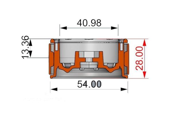 Aluminium Felge 1.9 (Design B) silber GPM TRX TRX4 & 6