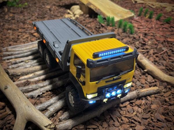 HOBBY PLUS RC CR-18P "TOW TRUCK ARKTOS 6X6" 1/18 GELB RTR