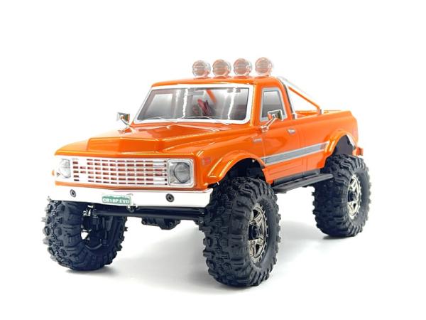 HOBBY PLUS RC 1:18 CRAWLER CR18P EVO-V2 "CONVOY" ORANGE RTR