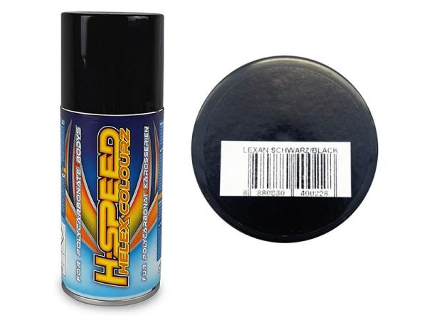 LEXAN SPRAY SCHWARZ/BLACK 150ML H-SPEED NP126