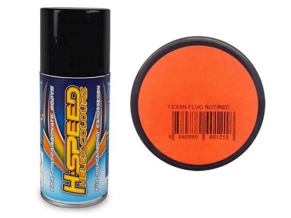 LEXAN SPRAY FLUO ROT/RED 150ML H-SPEED NP126