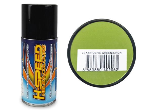 LEXAN SPRAY OLIVE GREEN 150ML H-SPEED NP126