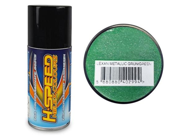 LEXAN SPRAY METALLIC GRÜN / GREEN 150ML H-SPEED NP126