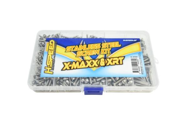 Edelstahl Schraubensatz für X-Maxx & XRT H-SPEED