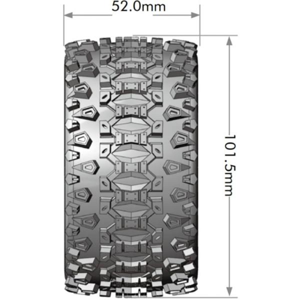 ST-UPHILL auf Felge schwarz 12mm Removable Hex (0&1/2) (2) LOUISE TRX Mini-MAXX / XRT