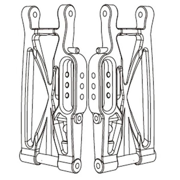 MJX Querlenker hinten unten