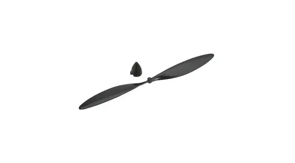 Propeller with Spinner 140mm x 45mm Vapor/Night