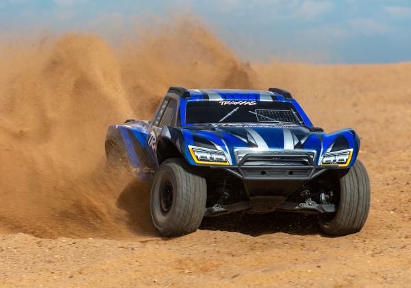 TRAXXAS MAXX-SLASH 6S 4X4 BLAU 1/8 SHORT-COURSE-TRUCK RTR BRUSHLESS, OHNE AKKU/LADEGERÄT
