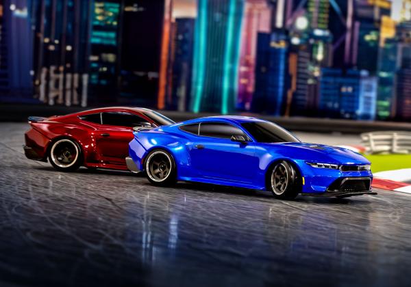 Traxxas Ford Mustang 4-TEC Drift blau