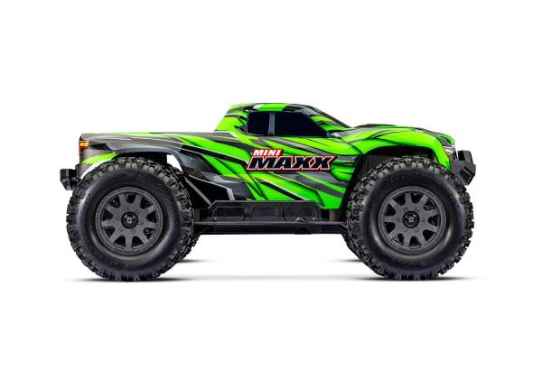 TRAXXAS MINI-MAXX 4WD GRÜN BL-2S BRUSHLESS, HD-TEILE, MIT AKKU/LADER