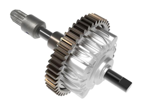 CENTER-DIFF MIT STAHLZAHNRAD TRAXXAS MINI-MAXX / MINI XRT