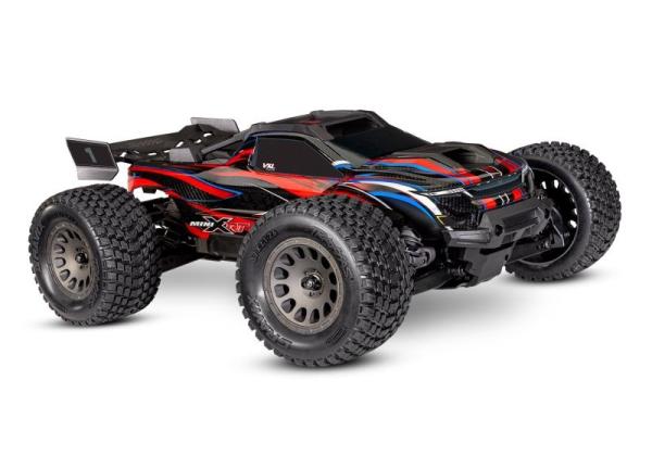 TRAXXAS MINI-XRT V2 3S-POWER 4X4 ROT 1/16 MONSTER-TRUCK RTR BRUSHLESS, HD-TEILE, MIT 2S LIPO/LADER