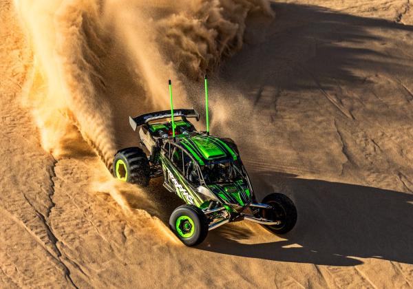 TRAXXAS FUNCO RWD 8S VXL GRÜN 1/6 SAND CAR RTR BRUSHLESS, OHNE AKKU/LADEGERÄT PROMO0626