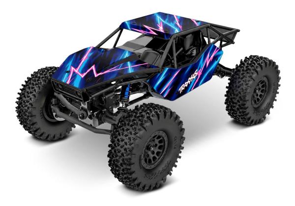TRAXXAS TXC-4M EXTREME CRAWLER 1/18 RTR BLAU BRUSHLESS, MIT 3S AKKU UND LADEGERÄT