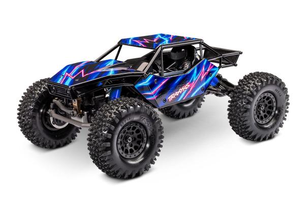TRAXXAS TXC-4M EXTREME CRAWLER 1/18 RTR BLAU BRUSHLESS, MIT 3S AKKU UND LADEGERÄT